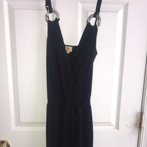 Ella Moss vintage Black Dress Rope straps & belt